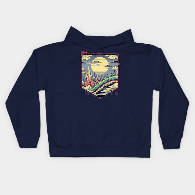 Dragon Kingdom V1 Kids Hoodie by StudioM6